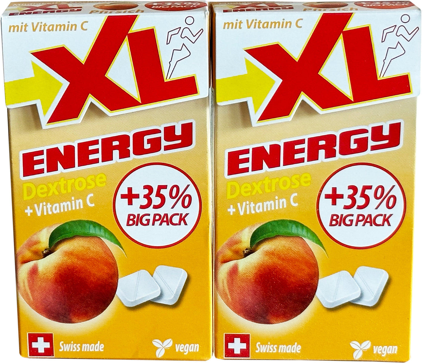 XL-Energy Pfirsich Duo BIG PACK 2 x 67,5g