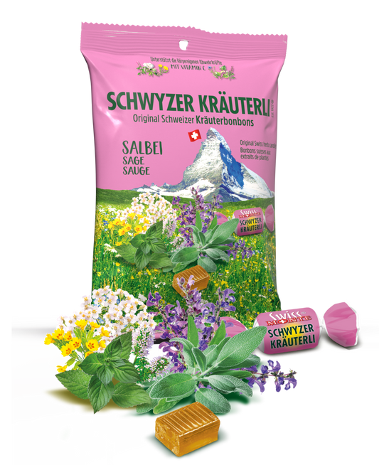Schwyzer Kräuterl Sabei - Original Schweizer Kräuterbonbon!
