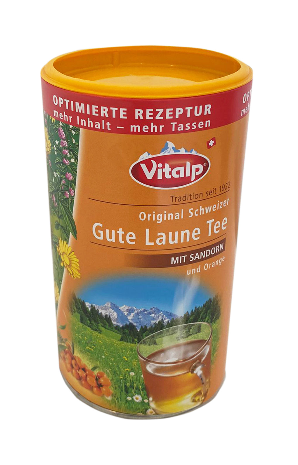 Vitalp Schweizer Sanddorn-Orange Tee GROSSDOSE