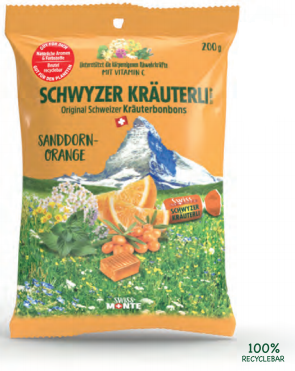 Schwyzer Kräuterli - Sanddorn Orange, 200g